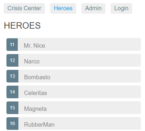 Hero List